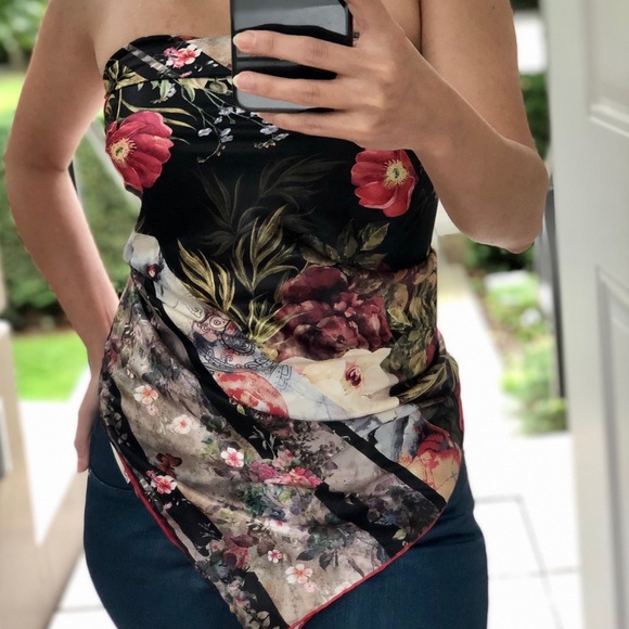 New Floral Fancy Scarf - Picture 7 of 7